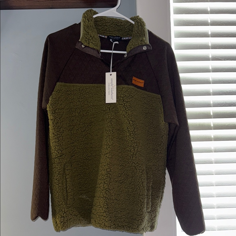 Simply Southern Quarter Zip-Up Sherpa